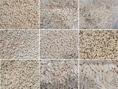 WEIß WHITE Lego Steine Teile Bricks Parts Platten Fliesen Pflanzen konvolut NEU