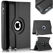 For iPad 2 3 4 Generation Case 9.7 inch 360 Degrees Rotating PU Leather Cover
