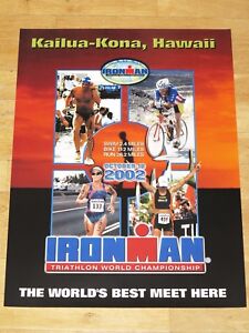 Ironman 1999 Hawaiian Poster Original Vintage Mint Triathlon New RAR