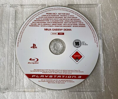 Ninja Gaiden Sigma Ps3 Promo - Collection Ninja Gaiden Sigma Ps3 Promo - Collection