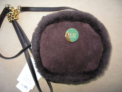 UGG AUSTRALIA QUINN CROSS BODY/SHOULDER PURSE**CHOCOLATE* BRAND NEW  W/TAGS**