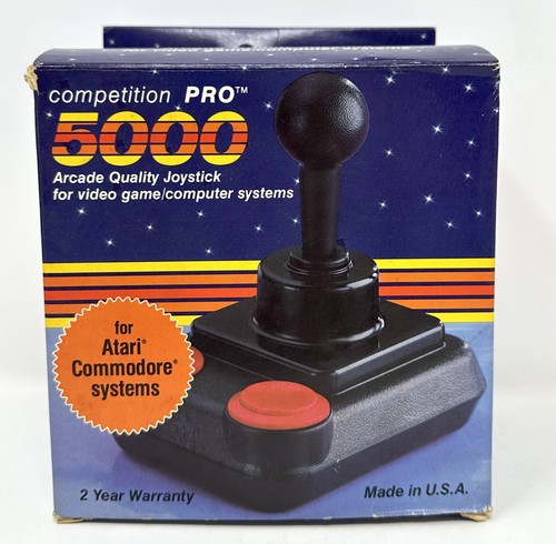 Competition Pro 5000 Joystick in Box for Atari, Commodore & More - Untested - Picture 7 of 13