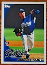 2010 Topps #98 Cesar Ramos RC Rookie San Diego Padres