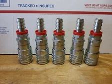 ARO 23103-029 Pneumatic Quick Coupler Socket 3/8" Body 1/2" Hose Barb  -Lot of 5