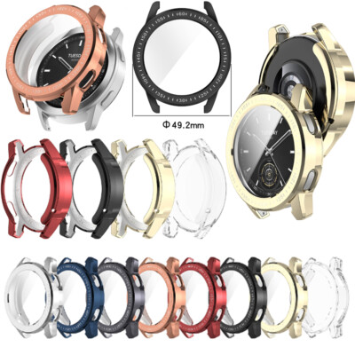 For Xiaomi Watch S3 Smart Watch TPU Case Full Screen Protector Protective Shell