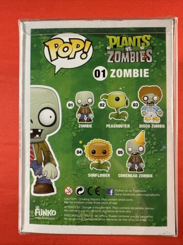 Funko Pop! Vinile: Plants vs. Zombies - Zombie #1 scatola minore danneggiata - Foto 3 di 12