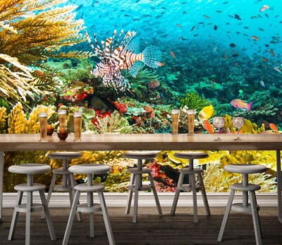 3D Sea Coral E431 Wallpaper Mural Paper Wall Print Indoor Murals CA Honey