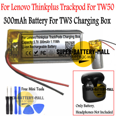 300mAh Replacement Battery For Lenovo Thinkplus Trackpod