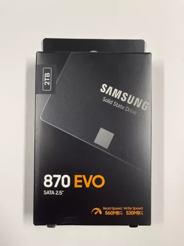 New Sealed Samsung 870 EVO Series 2TB SATA 2.5" Internal SSD MZ-77E2T0B/AM