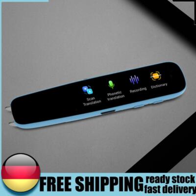 Scan Translation Pen 112 Languages WiFi/BT Voice Translator Dictionary (Blue)