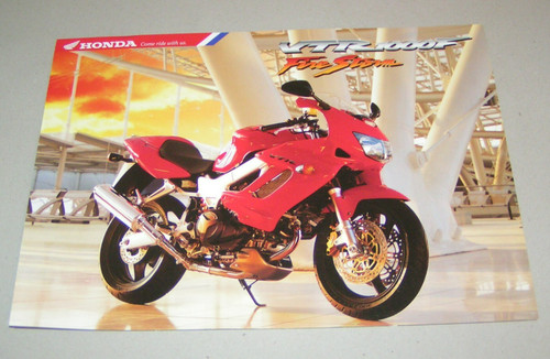 Prospekt / Broschüre -  Honda VTR 1000 F Katalysator Fire Storm - Ausgabe 1997