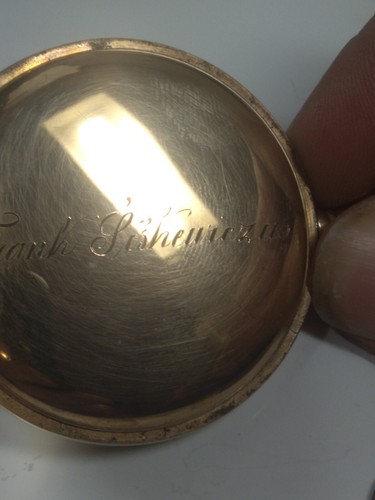 Working Antique 1908 Waltham 625 16s Gold Filled Pocket Watch with Chain - Picture 4 of 12