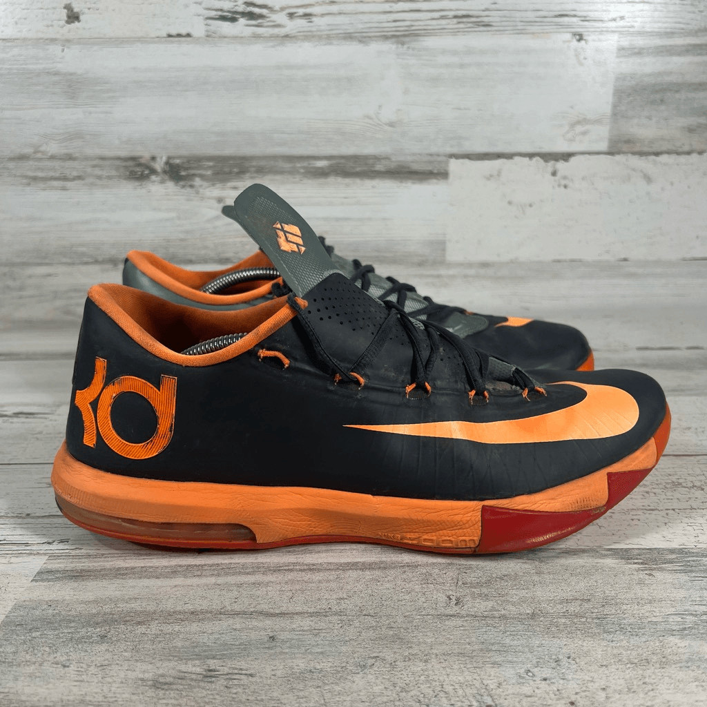 Nike Mens KD Basketball Backpack Orange Black Low Top… Gem
