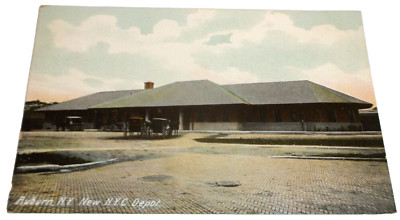 1910 NEW YORK CENTRAL NYC AUBURN DEPOT USED POST CARD | eBay