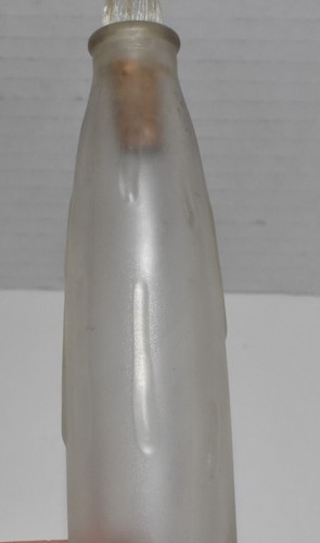 Vintage Spencer Perfume Frosted Glass Candle Shaped Bottle with Flame Stopper - Foto 4 di 6