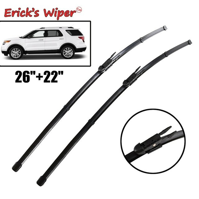 2013 Ford Explorer Windshield Wipers Size