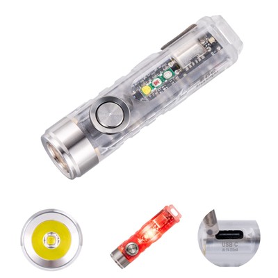 RovyVon Aurora A8 G4 Keychain Flashlights USB C Rechargeable, 650 lumens Supe...