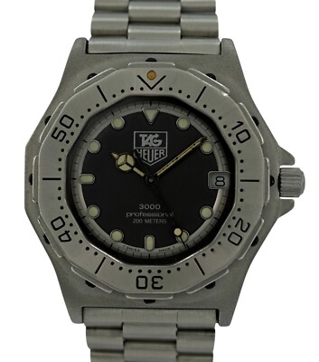 Tag Heuer 38mm Men's Professional 3000 Series Swiss Quartz Watch