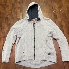 Nike Tech Fleece Hoodie Womens M Zip Jacket Sweatshirt Sportswear 806329-091