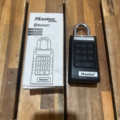 NEW Master Lock ProSeries Bluetooth Padlock 1-3/8'' Clearance 6400ENT