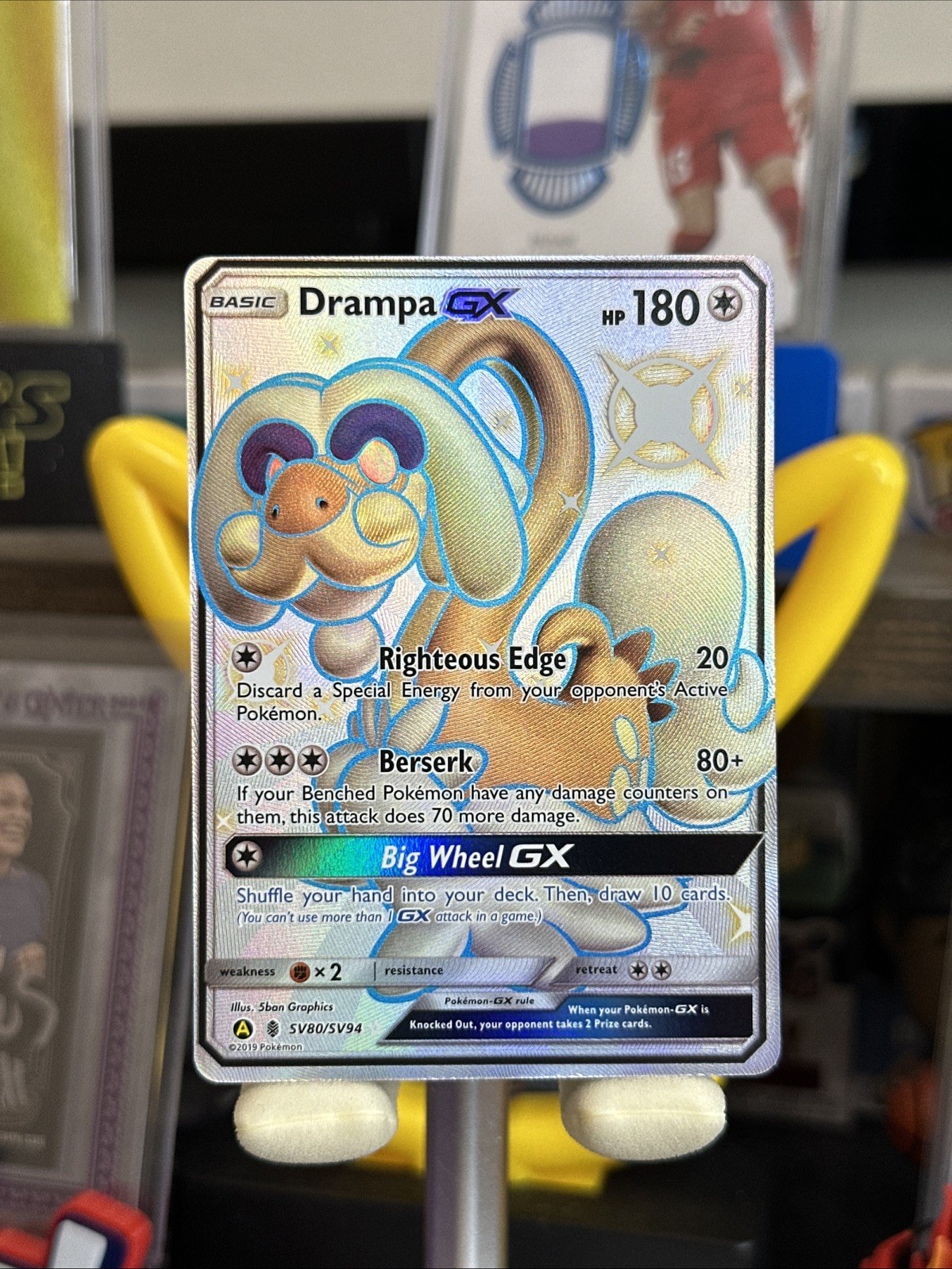Pokémon TCG - Drampa GX SV80/SV94 - Hidden Fates Full Art Shiny!