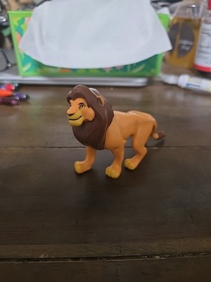 DISNEY FIGURE THE LION KING LION GUARD ADULT SIMBA FIGURE 4.75'' LONG CAKE TOPPER