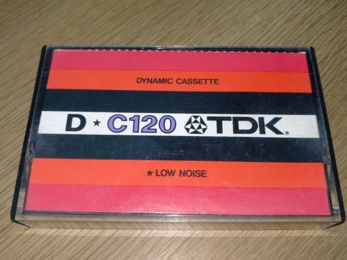 TDK D-C120 (1979-1981) Type1 Japan Vintage Audio Blank cassette tape used *rare