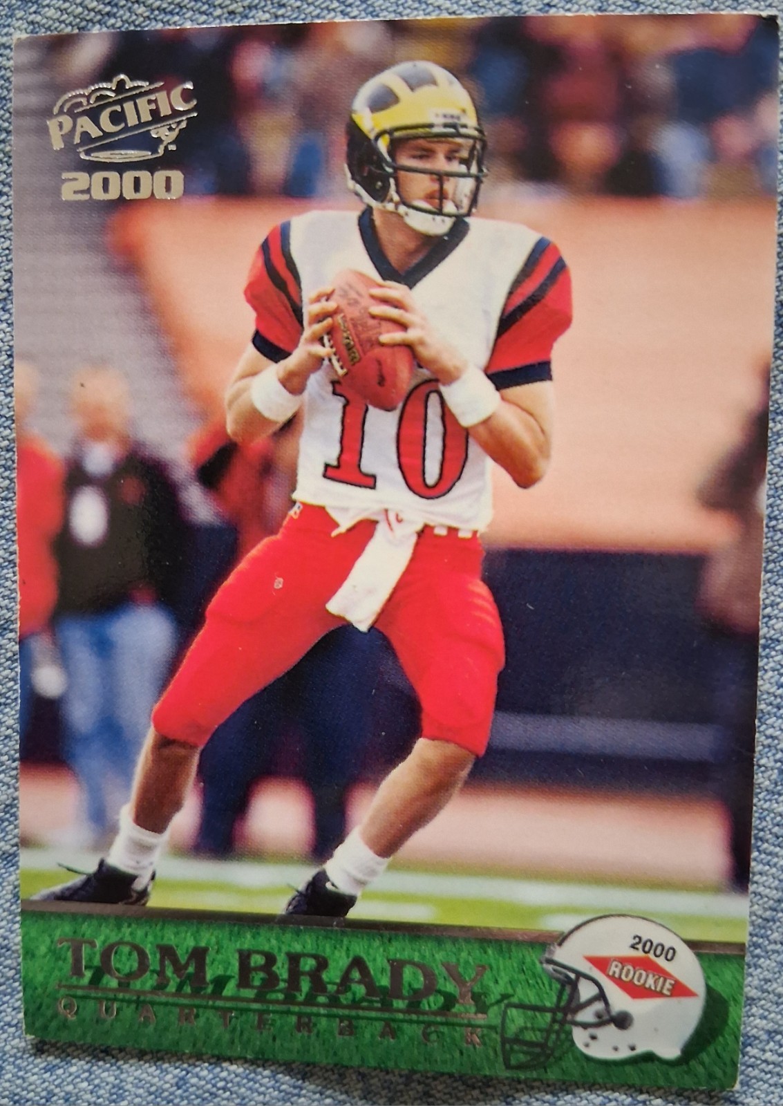 Tom Brady Pacific 2000 #403 Football Rookie Card 