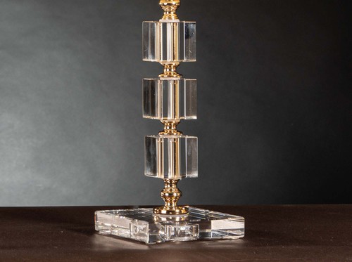 Lumetto Classic Crystal Gold A 1 Light Design Op Coll. Cube - Picture 3 of 4