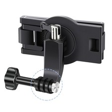 360  Rotation Backpack Clip Mount Shoulder Belt Clamp For GoPro 10 9 Camera