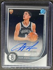 2025-26 Bowman Egor Demin #BCA-ED Chrome Auto RC Nets