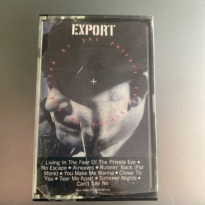 SEALED EXPORT Living In Fear Of The Private Eye Cassette Tape Melodic AOR Promo