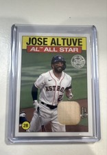2021 Topps - 1986 Topps All-Star Baseball Relics Jose Altuve #86ASRJA (MEM)