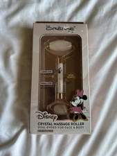 Disney Minnie Mouse Rose Quartz Crystal Massage Roller by The Crème Shop Dual En