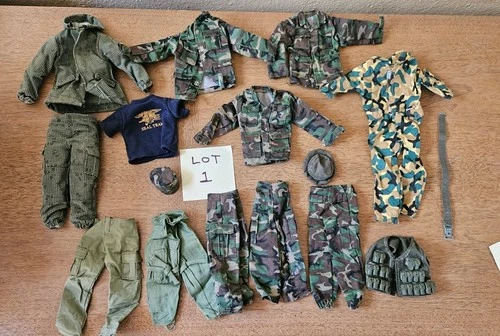 1/6 GI Joe Style 21st Century Hasbro Clothes Uniforms Soldier Accessories Lot 1