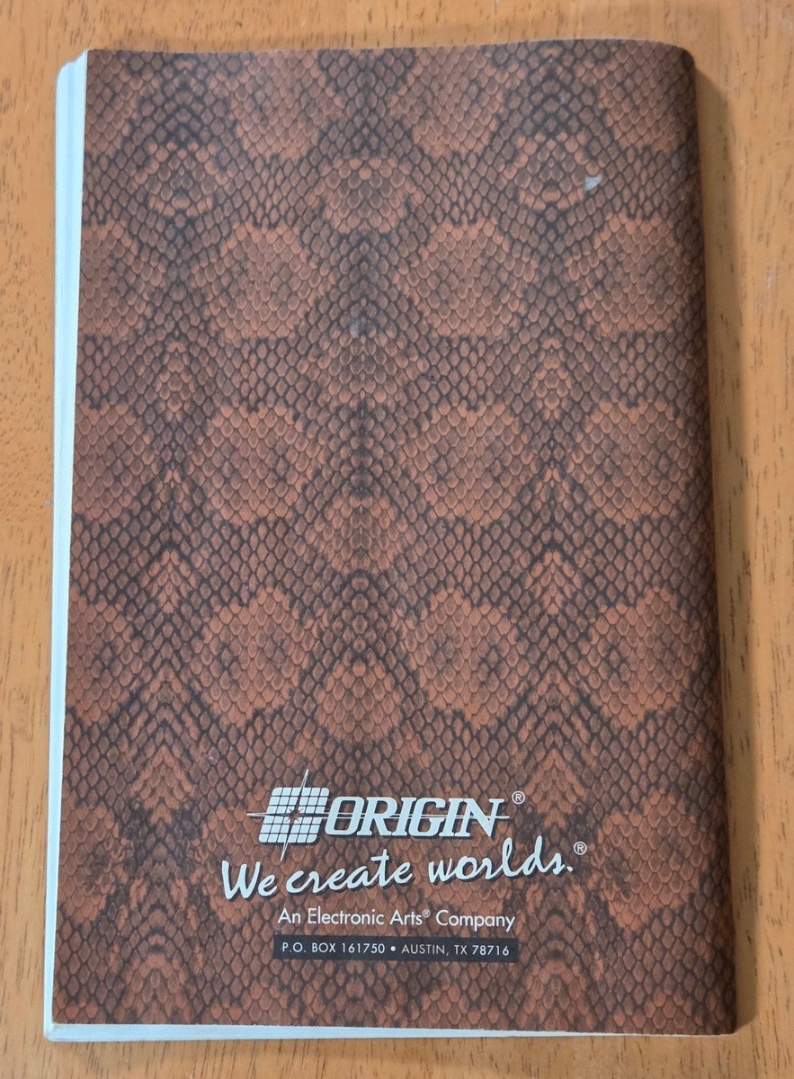 Ultima VII Part Two Serpent Isle Origin IBM PC Big Box Game Complete CIB Map