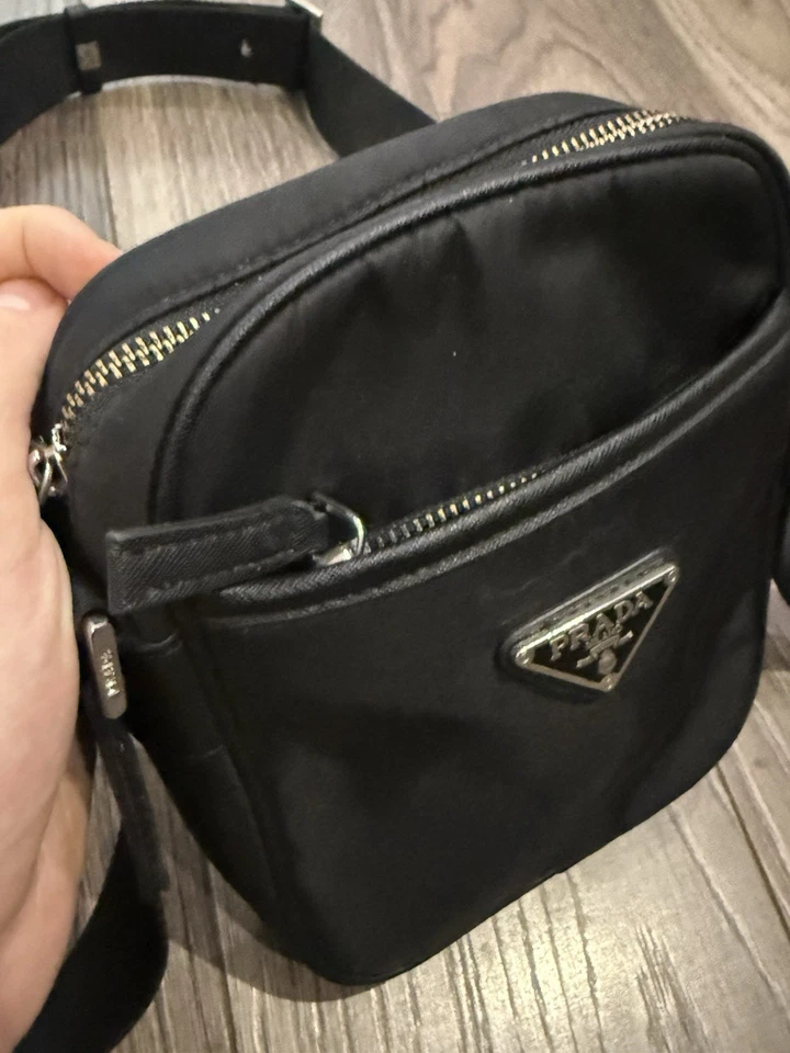 !OFFERS! Mens Prada Nylon Man-bag Black. Excellent Condition. Rare Item! - Image 2 of 4