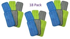 18 Pack Reusable Mop Pads Compatible with Swiffer Wet Jet Mop- Wet Pads Refill