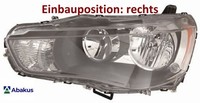 Abakus 214-1198R-LDEM2 Hauptscheinwerfer Rechts Scheinwerfer FüR Mitsubishi