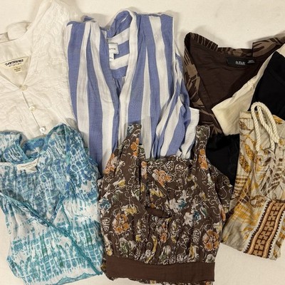 Boho Festival Whimsy Bundle Cotton Dresses Tops Bottoms Women's Size Small 15 pc