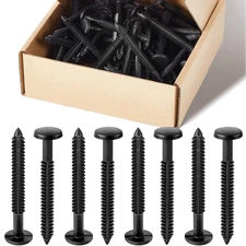 60 Pcs 3 Inch Vinyl Shutter Fastener Window Panel Peg Lok Pin Pegs Screws Shutte