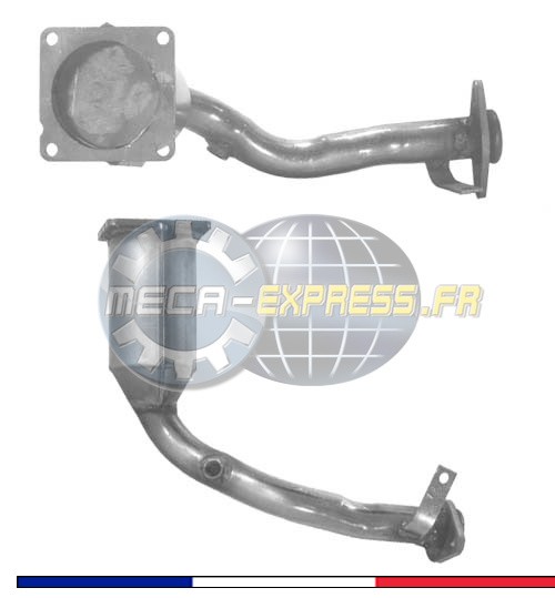 Catalyseur Peugeot 206 essence 1.4 pot catalytique E1007 années 2000 à 2003