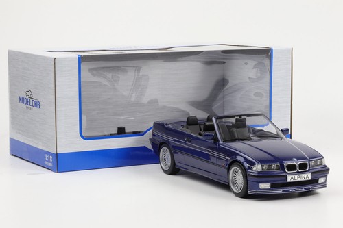 1:18 MCG BMW E36 Alpina B3 3.2 Convertible dunkelblaumetallic mit Verdeck MCG183 - Picture 2 of 6