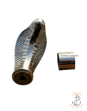 Solid Brass Chrome Finish Heavy Snake Handle for Wooden Walking Cane