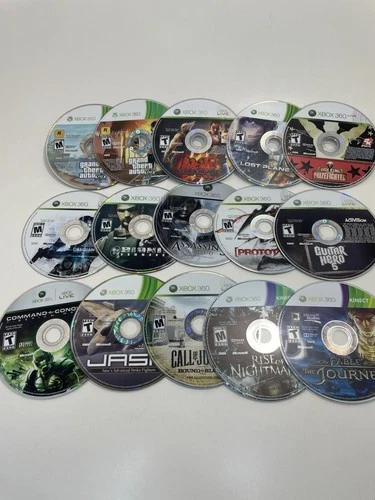 Xbox 30 Game Lot 15 Disc Untested Scratches