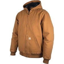 Carhartt J131 Duck Active Jacket XL Tall Brown Quilt Lined NWT Mexico