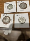 Washington Quarter Lot (4), Pre 65 90% Silver!