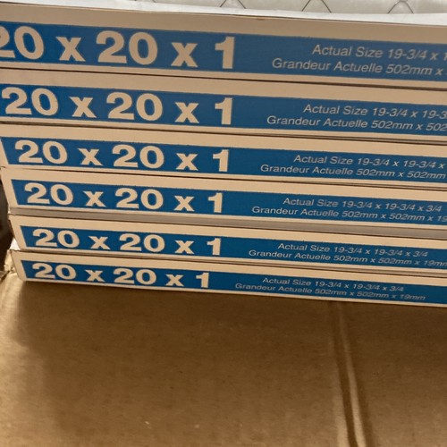Aerostar 20x20x1 MERV 13 Furnace Air Filter, 6 Pack - Picture 2 of 5