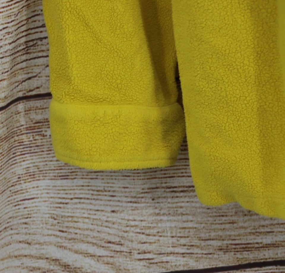 Camisa Modoe Mujer Talla Mediana Abotonada Polar Manga Larga Amarilla Foto 3 de 4