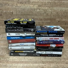 90s Rap & Soul Cassette Singles and Album Lot Of 19 Tapes Master P Snoop Dogg